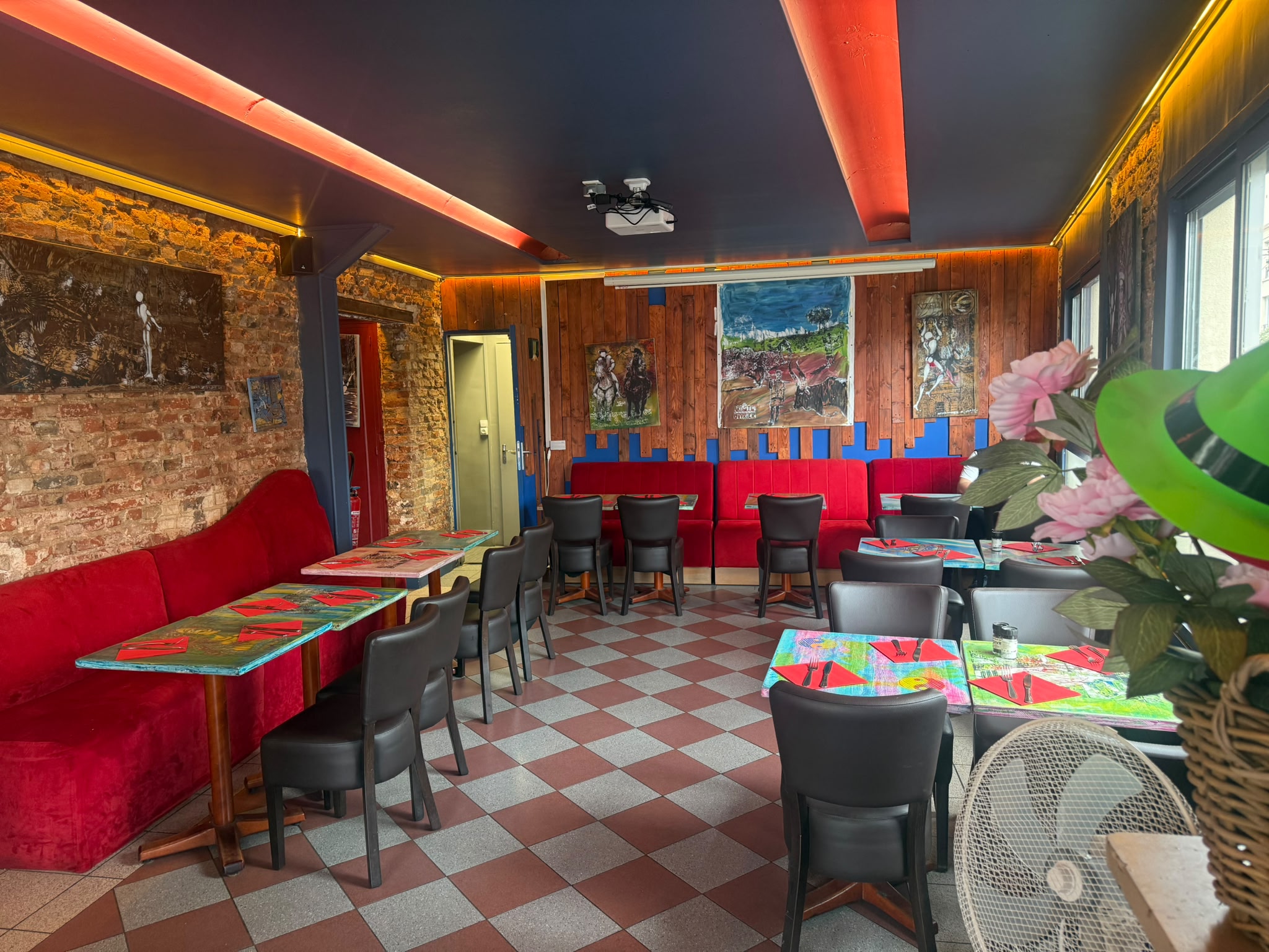 Bar du restaurant Les 3 Chapeaux