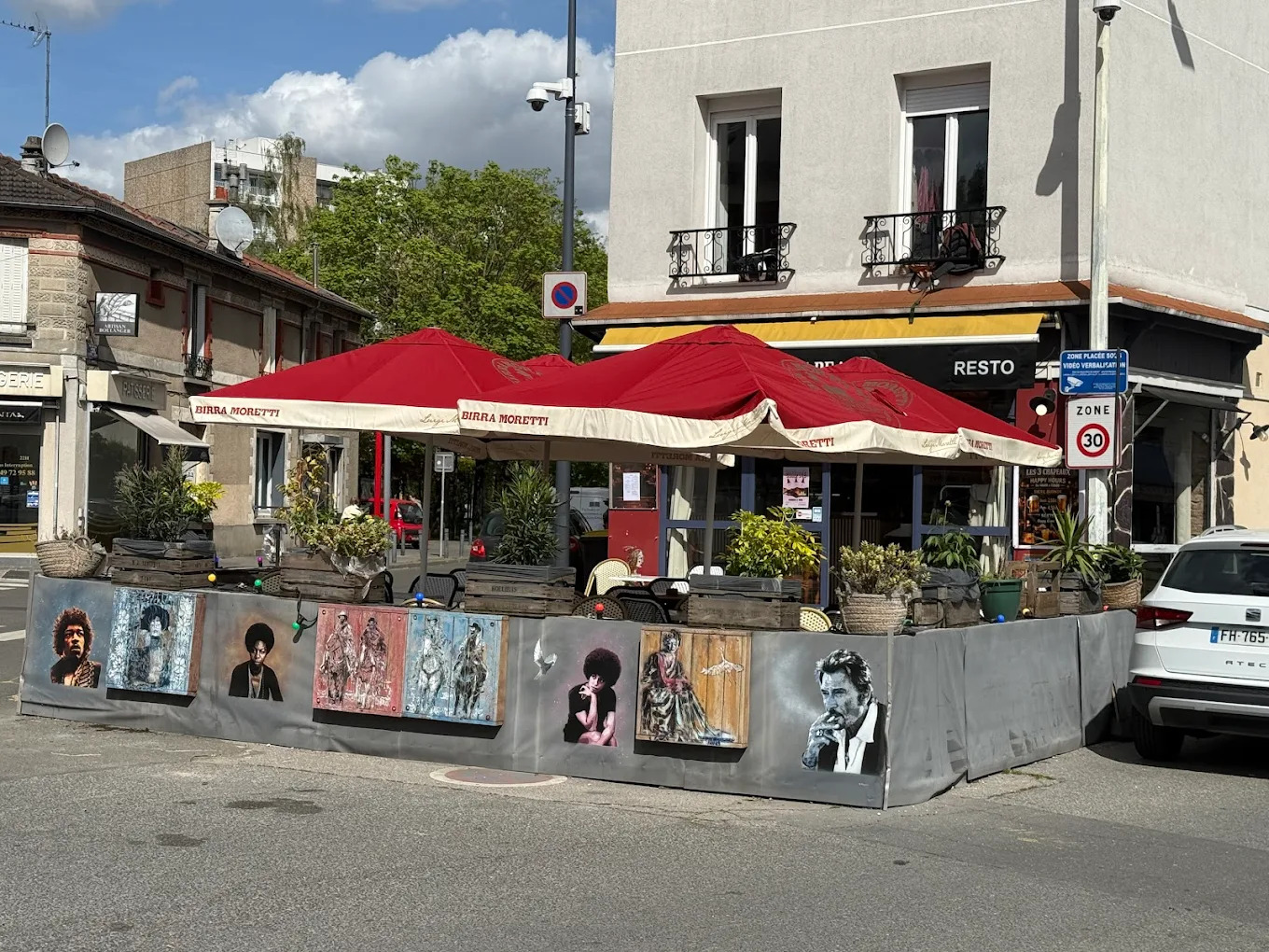 Terrasse du restaurant